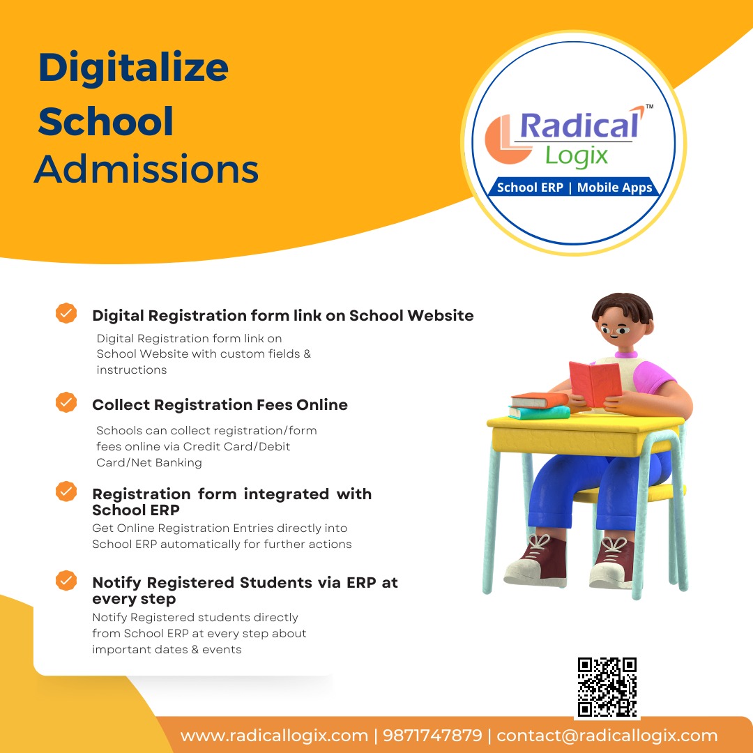 Digitize Admission Process with School ERP